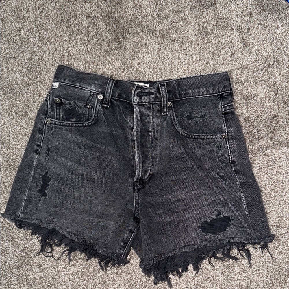 Citizens Of Humanity Charcoal Jean Shorts